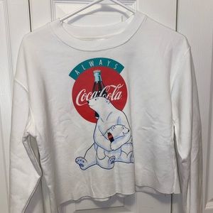 CocaCola cropped crewneck